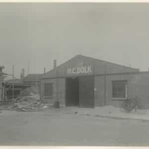 H.C. Dolk, bladverenfabriek, 1e van der Kunstraat 7, ca. 1930