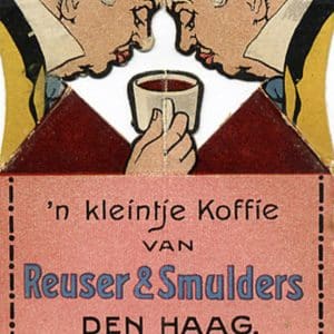 Reuser & Smulders, Brouwersgracht 4, reclamekaart, ca. 1930