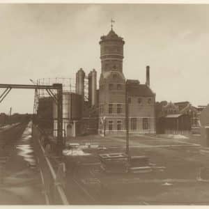 Tweede Gemeente Gasfabriek, Trekvlietplein, ca. 1907