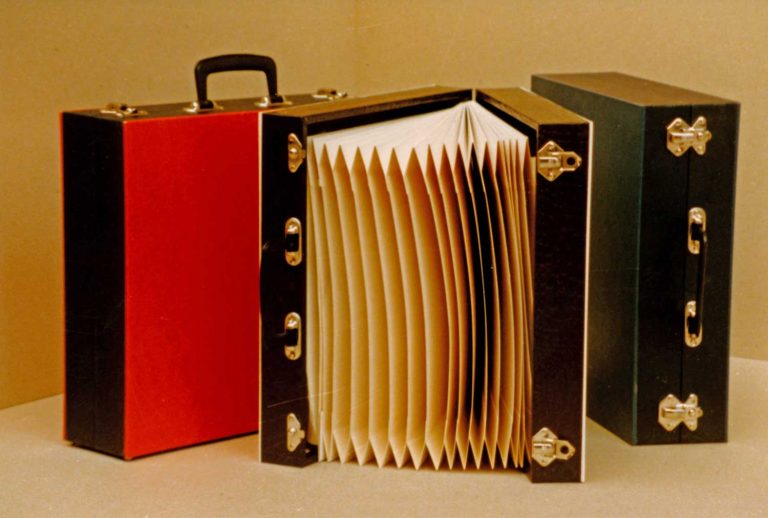 Koffers langspeelplaten, Kofferfabriek Gefken, Donau 100, 1981