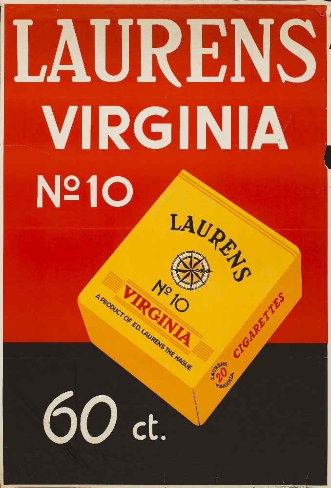 Ed. Laurens, sigarettenfabriek, Saturnusstraat 60, jaren 30