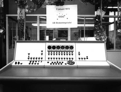 Philips, Televisiestraat 2-4, 1000ste UB-bedieningstafel, 1973