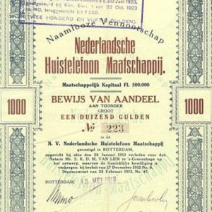 Nederlandsche Huis Telefoon Maatschappij, Scheldestraat 164-166, , 1923