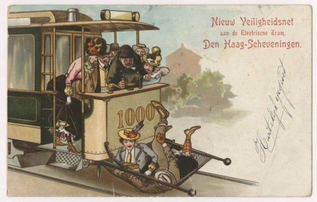 HTM, veiligheidsnet, ca. 1905