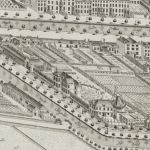 Rozenburg, aardewerkfabriek, Buitenom, 1754