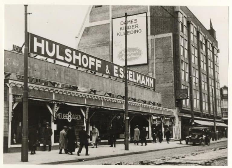 Hulshoff en Esselman, meubelwinkel, Grote Marktstraat, ca. 1930
