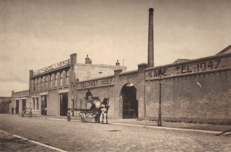 Fros, houthandel, 2e Lulofsdwarsstraat, 1917