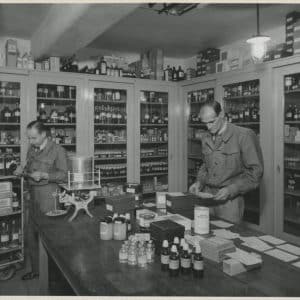 Gemeente Apotheek, Zuidwal, 1949