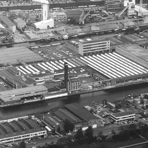 Ed. Laurens, sigarettenfabriek, Saturnusstraat 60, 1960
