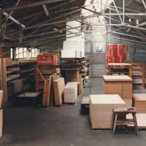 Bücker & Co, hout- en plaathandel, Goudriaankade 1, 1972