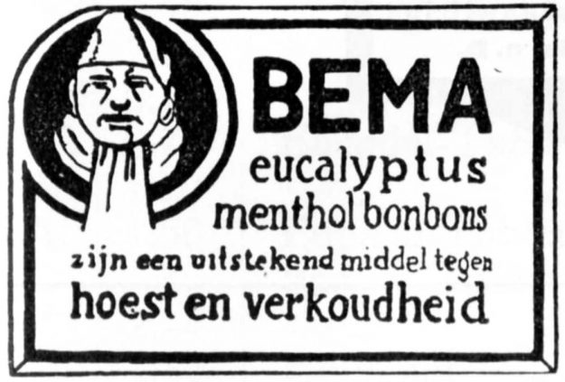 B. Meindersma, drogisterij en apotheek producten, Fruitweg 25-27, jaren 30