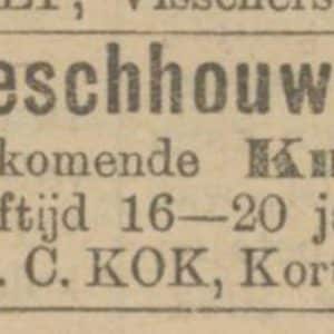 Kok, J.C. Vleeschhouwerij (1858 - ? )