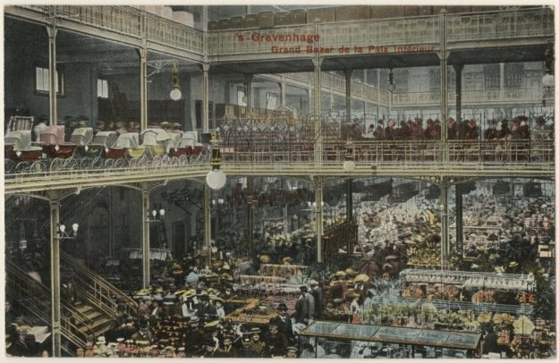 Grand Bazar de la Paix, Spuistraat 43-45, 1907