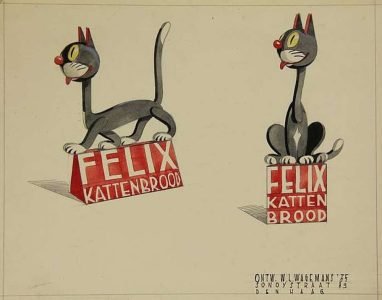 Felix Kattenbrood, 1e van der Kunstraat 114-116, jaren 30