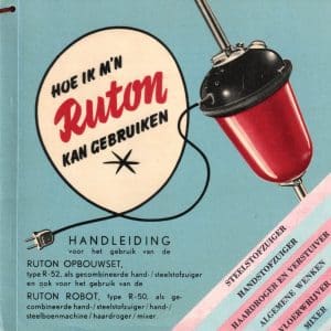 Blik, Ruton, elektrische apparatuur, Televisiestraat, jaren 50