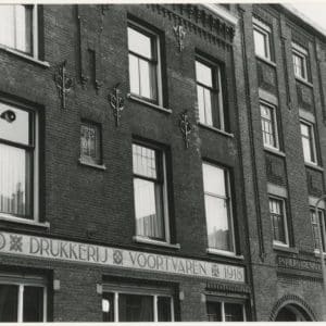 Scherrenberg, Voortvaren, papierpakhuis, drukkerij, Hoge Zand 26-36, 1978