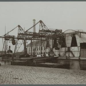 Tweede Gemeente Gasfabriek, Trekvlietplein, ca. 1907