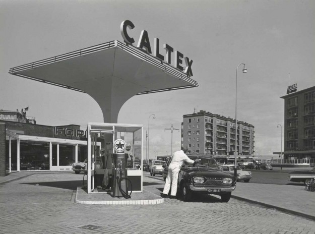 57_CaltexSchev Caltex, Scheveningen, jaren 60