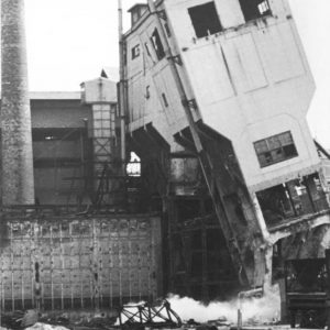 Van Eck, sloopwerken, Trekvlietplein gasfabriek, jaren 70
