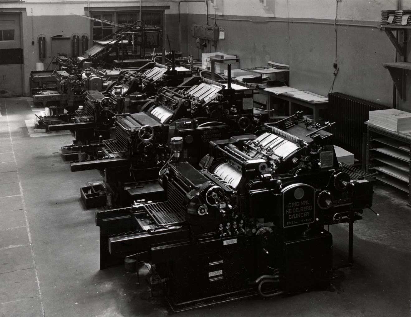 G. d'Albani, drukkerij, Nieuwe Molstraat 20, jaren 30