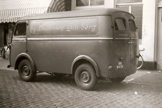 Gimberg, boekbinderij, Veenkade, jaren 50