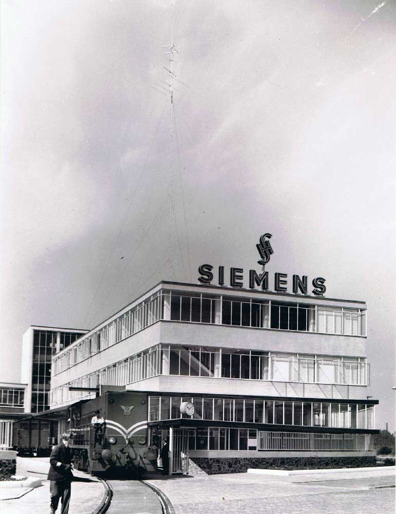 Siemens, sterkstroomfabriek, Regulusweg, ca. 1965