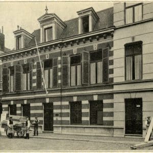 Nederlandsche Aannemingmaatschappij v/h Firma H.F. Boersma, Muzenstraat 3-3A, ca. 1910