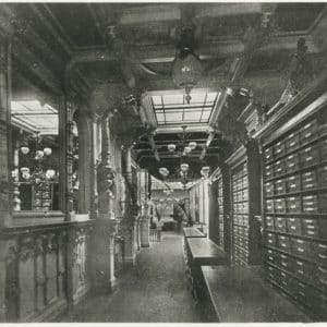 H. van Dooren, modewinkel, Hoogstraat 5, 1909