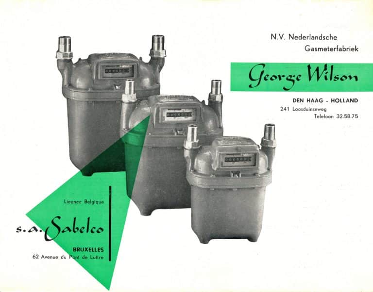 G. Wilson, gasmeters, Loosduinseweg, jaren 50