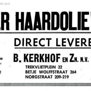 B. Kerkhof, brandstoffen, Norgstraat 209-219, 1956