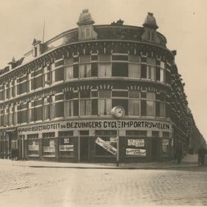 Cycle Import, winkel, Van Ostadestraat, ca. 1939