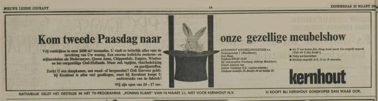 Kernhout, Saturnusstraat 1, 1967