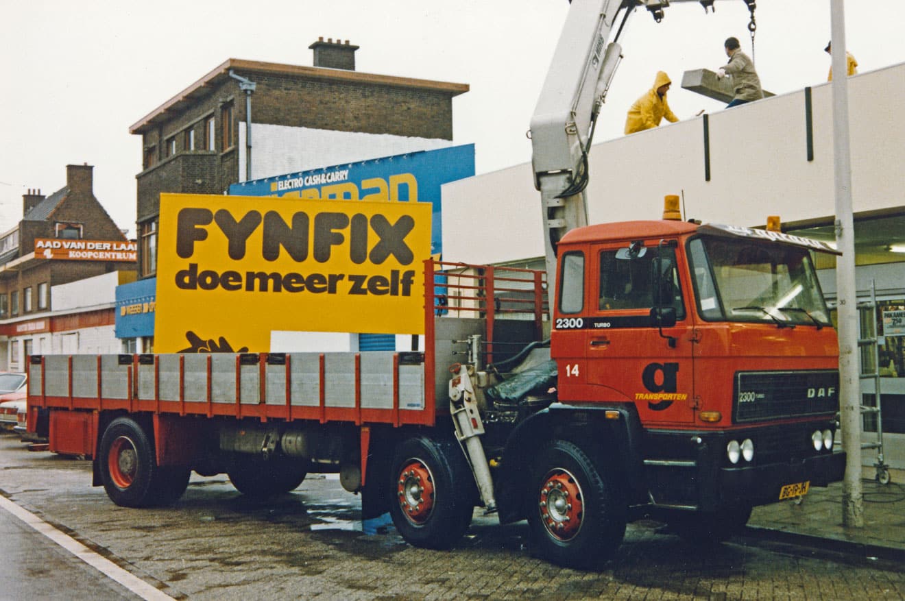 Gordijn, Fynfix, Waldorpstraat, 1986