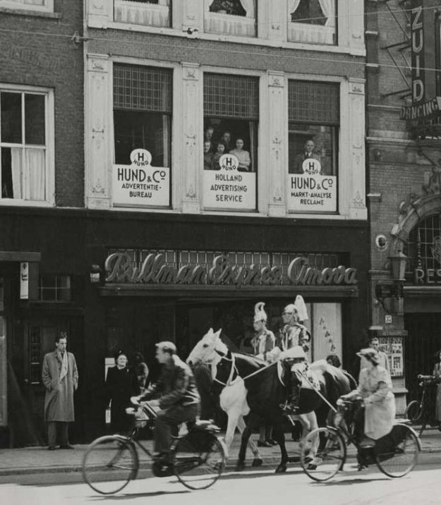 Amova, reisbureau, Dagelijkse Groenmark 36, 1950