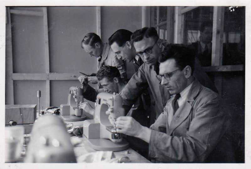 Fridor, naaimachinefabriek, Leeghwaterplein 27, jaren 50