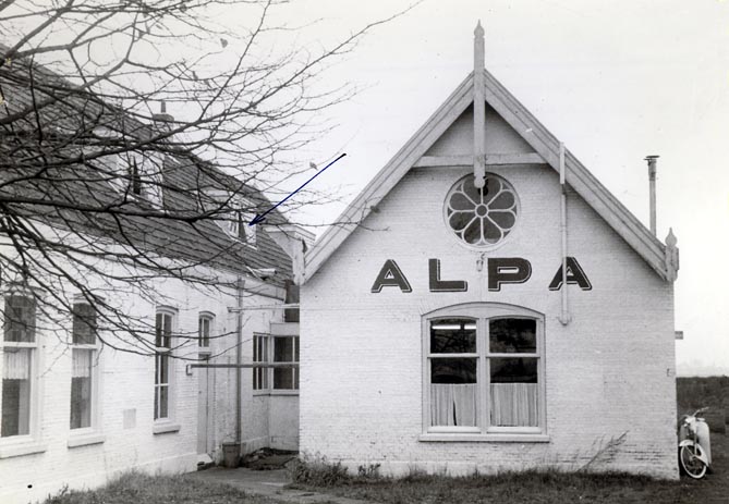 ALPA, fabriek van pannensponzen, Veursestraatweg 106, Leidschendam, 1963