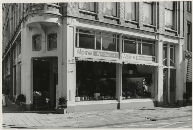 Alpina, bloemenwinkel, Kneuterdijk 1990