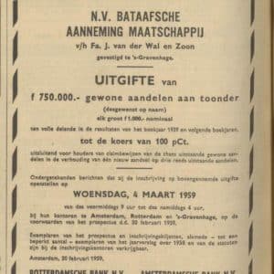 BAM, aanneming maatschappij, Binckhorstlaan 177, 1950