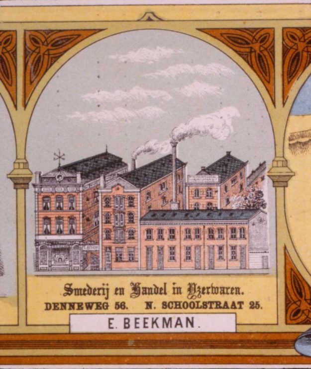 Beekman op de kaart van 1884