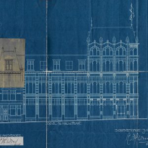 Lijnkamp's Kleedingmagazijnen, Groenmarkt, 1910