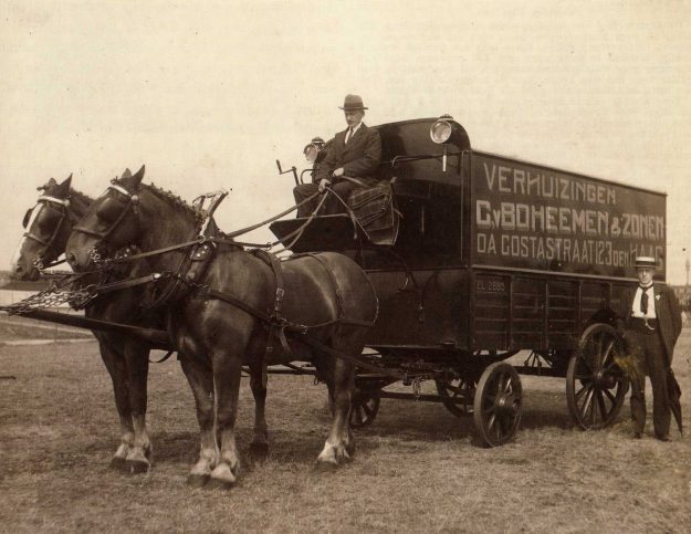 Van Boheemen, verhuizer, concours Houtrust, 1917