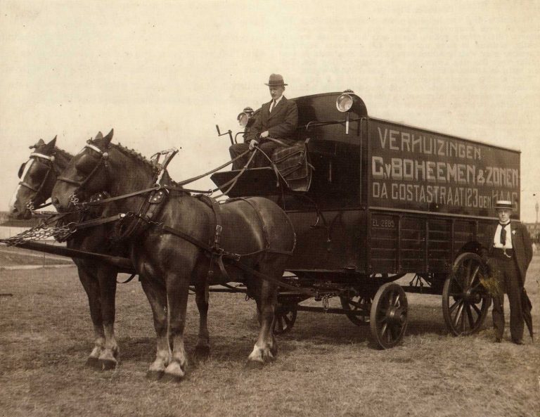 Van Boheemen, verhuizer, concours Houtrust, 1917