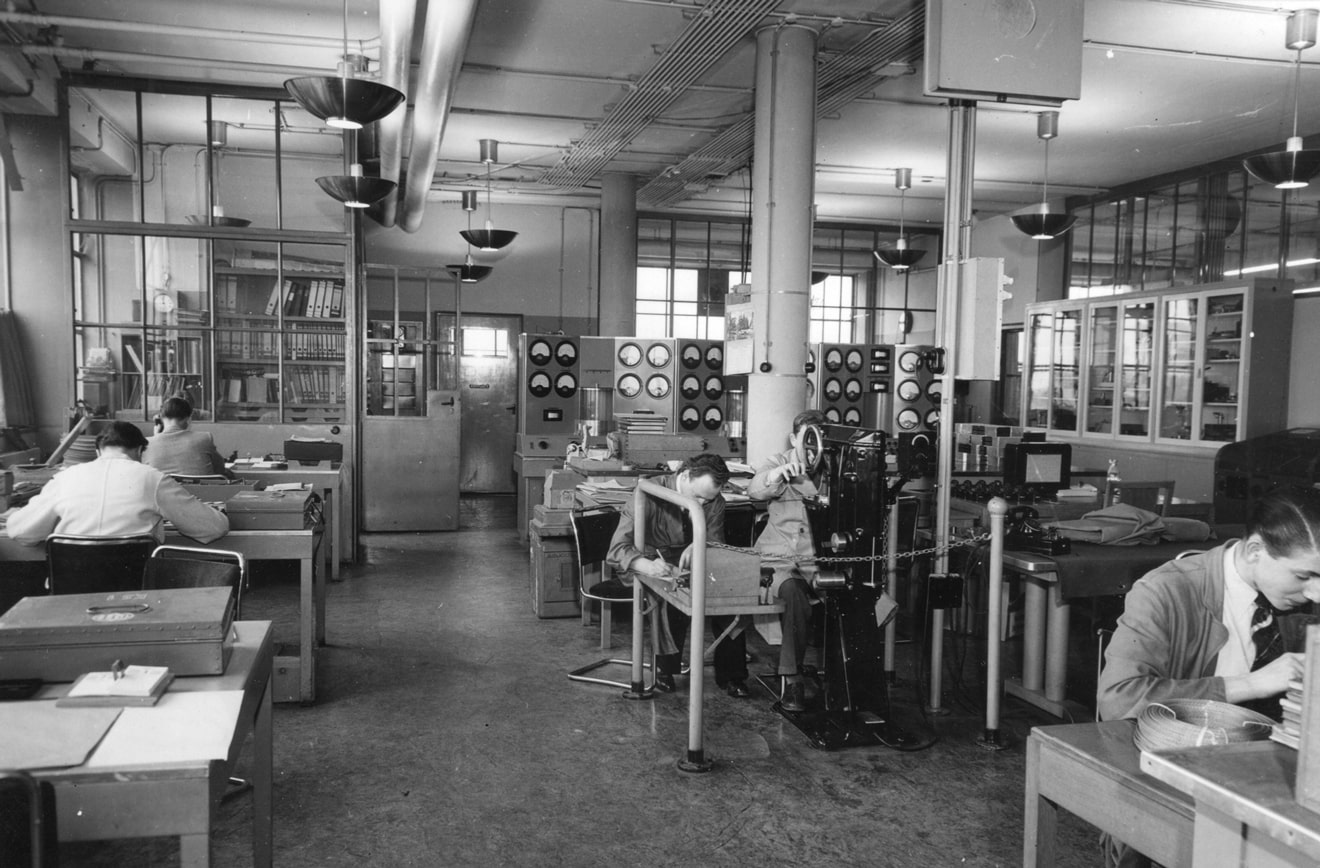 PTT, Centrale Magazijndienst en werkplaats, Binckhorstlaan 36, jaren 30