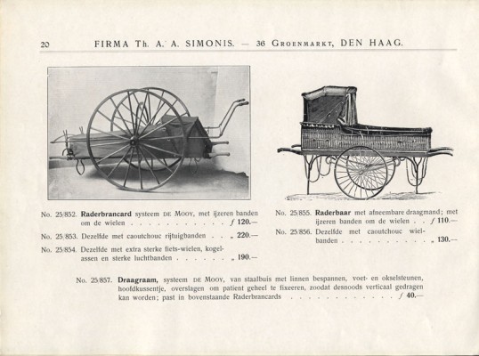 Simonis, bedden, Groenmarkt 34, ca. 1915
