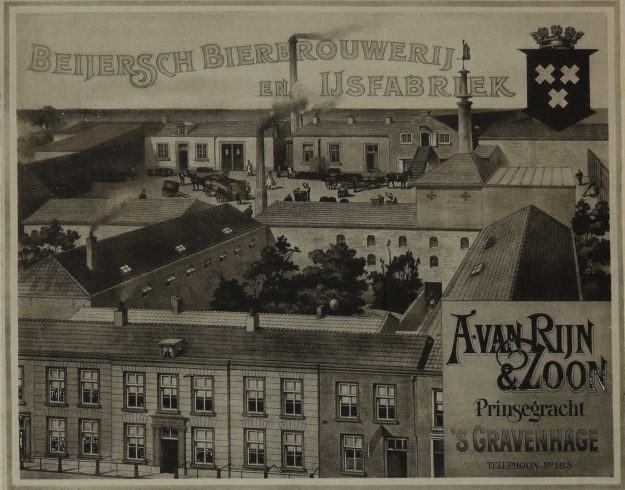 De Drie Kruisen, bierbrouwerij, Prinsegracht 126, 1895
