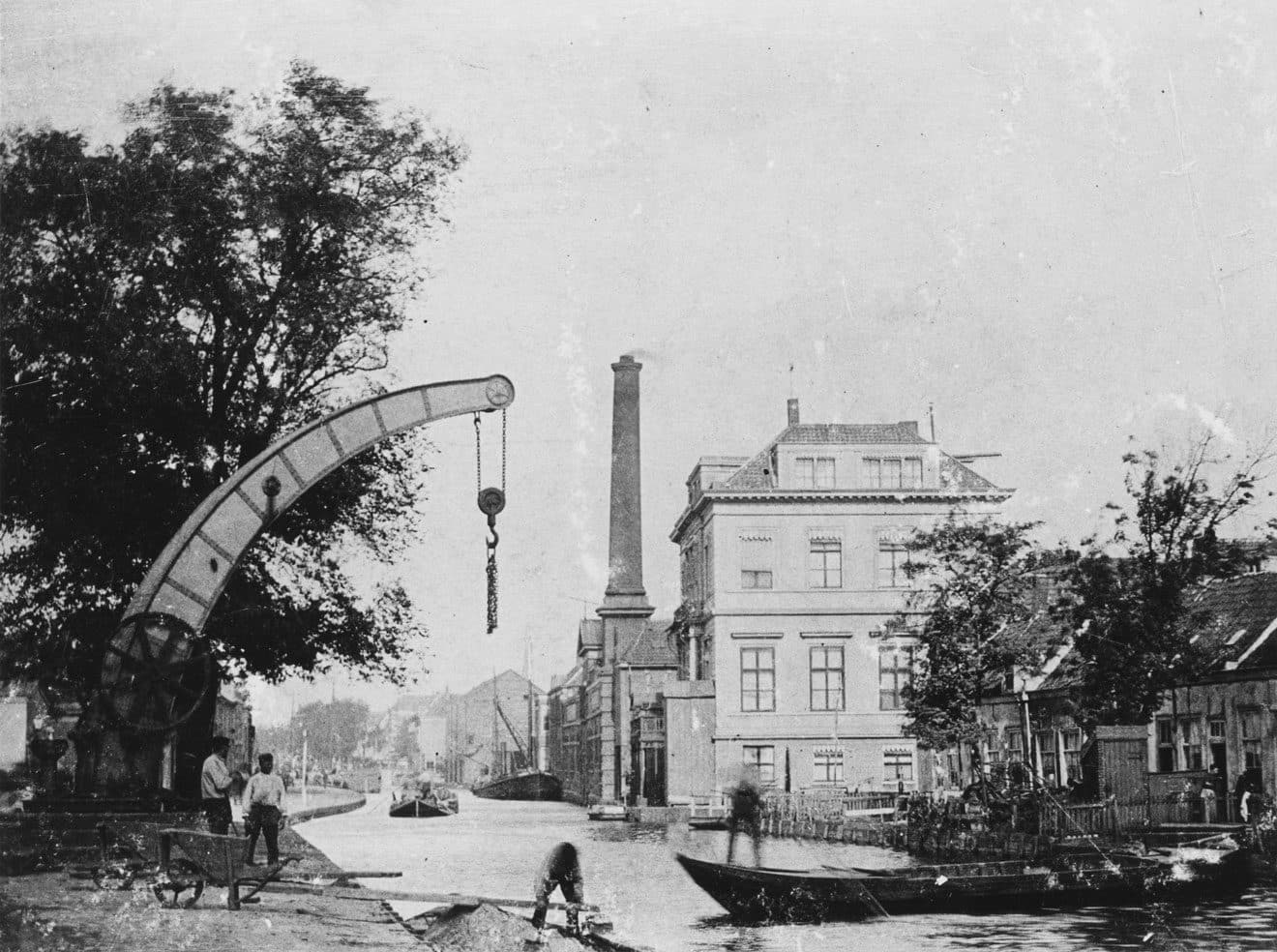 L.I. Enthoven & Co, ijzergieterij, Pletterijkade, ca. 1870