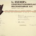 Escher, constructiewerkplaatsen, 3e Van der Kunstraat 13-25, 1949