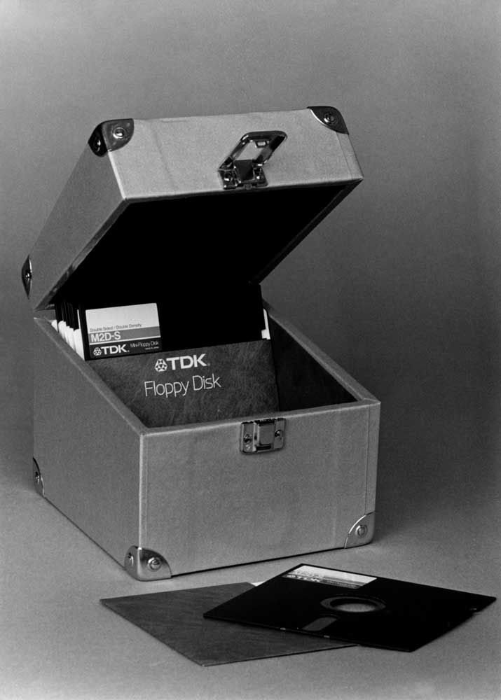 Kofferfabriek Gefken, diskettekoffer. 1986