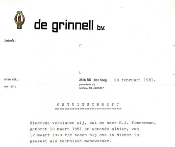 De Grinnell, sprinklerinstallaties , Jupiterkade 1-2, 1981