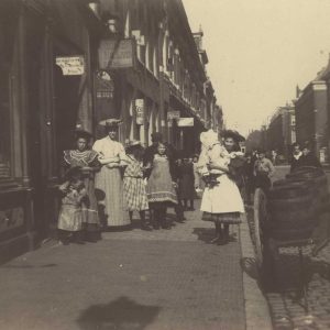 Gimberg, boekbinderij, Hemsterhuisstraat, ca. 1900